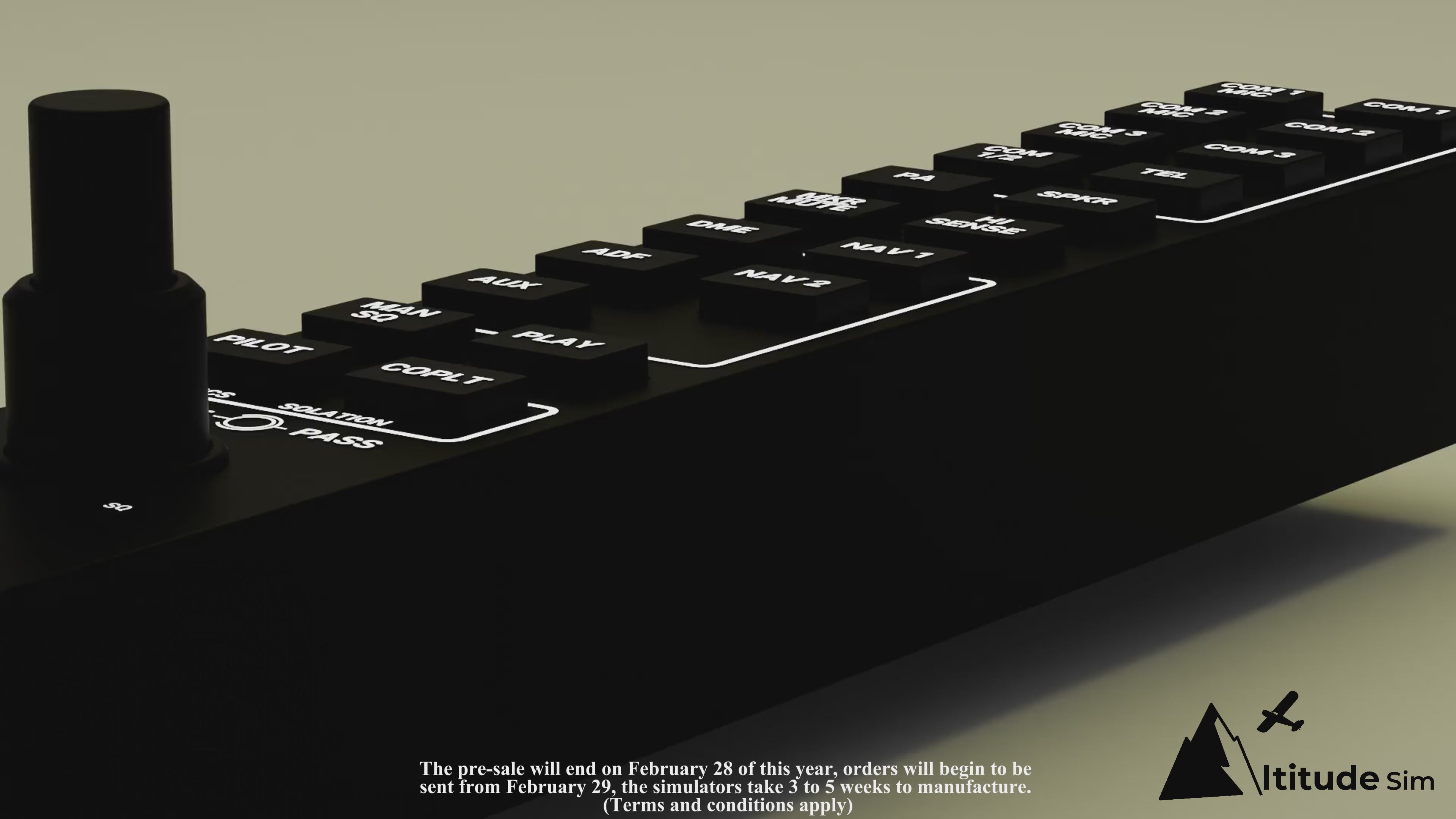 G1000 SIM Audio Panel